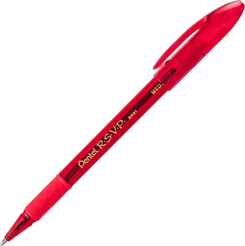 Miniatura 2 de Pentel® R.S.V.P.® - Bolígrafos de punta media, 0.039 in, barril transparente, colores de tinta surtidos, paquete de 8 Varios