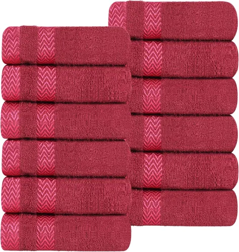 Miniatura 52 de Superior Juego de toallas de algodón de 9 piezas, toallas absorbentes suaves de felpa, artículos esenciales de baño, ducha, lujo, esponjosas