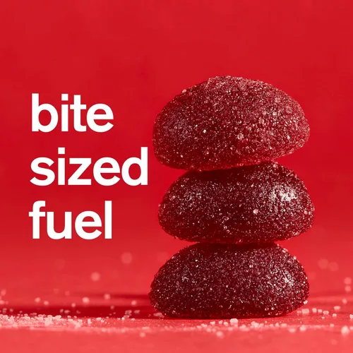 Miniatura 5 de Skratch Labs Energy Chews Gomitas de cafeína para correr, ciclismo y rendimiento deportivo, alternativa al gel, cereza agria (paquete de 10), sin