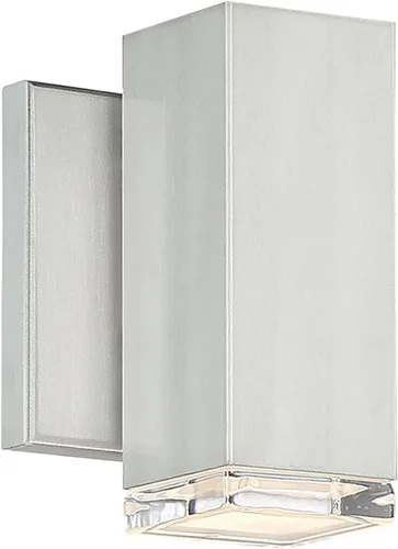 Miniatura 7 de WAC Lighting dweLED, bloque 1 luz LED interior y exterior luz de pared 3000K en negro