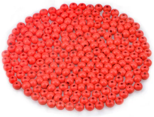 Miniatura 8 de AD Beads Cuentas de madera con espacio libre para manualidades, cuentas de madera con agujero grande surtidas para hacer collares, pulseras