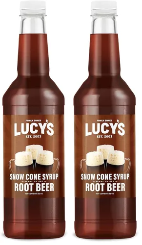 Miniatura 10 de Lucy's Family Owned Shaved Ice - Jarabes de cono de nieve, sangre de tigre, cerveza de raíz, crema de naranja, botellas de jarabe de 32 onzas