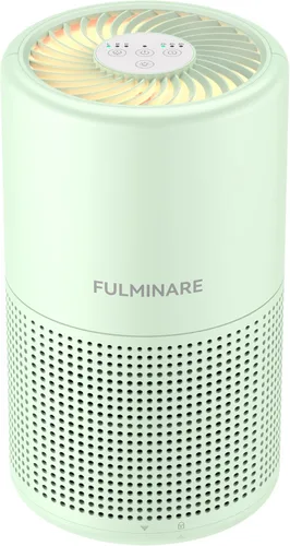 FULMINARE Purificadores de aire para el hogar dormitorio H13 HEPA purificador de aire, 3 velocidades, temporizador, 24 dB, pequeño mini purificador