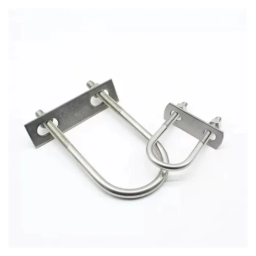 Miniatura 4 de Tornillo extendido en forma de U de acero inoxidable 304/abrazadera de tubo en forma de U con deflector/perno en forma de U/aro cuadrado/aro
