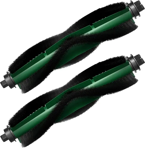 Juego de 2 piezas de repuesto de cepillos de rodillo para Roomba Q0120 Y0140 Q0520 Q011 Y0110 robot aspirador, cepillo de goma multisuperficie