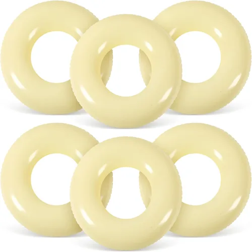 Miniatura 26 de JellyArch 6 piezas de flotadores inflables para piscina de 28 pulgadas, tubo de natación a granel para adultos, flotadores de piscina