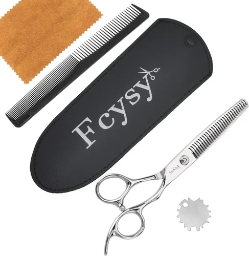 Miniatura 5 de Tijeras de adelgazamiento para corte de cabello, tijeras profesionales Fcysy de 6 pulgadas para adelgazar el cabello, tijeras de peluquería