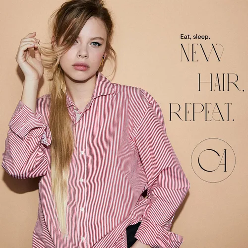 Miniatura 5 de PRETTYSHOP - Extensión de pelo largo y liso, resistente al calor
