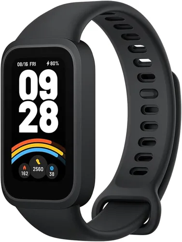 XIAOMI Smart Band 9 Active Versión Global 1.47'' Pantalla Vida de Batería de 18 Días Modos Monitoreo de Salud y Fitness Todo el Día 5ATM (Negro)