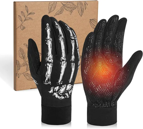 RIGWARL Guantes impermeables para clima frío y frío, guantes de invierno para hombres y mujeres con pantalla táctil