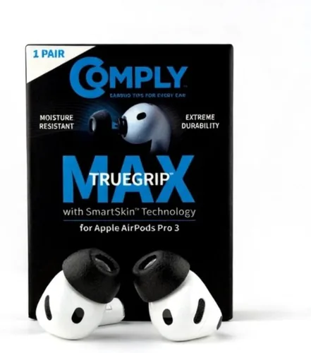 Miniatura 11 de Comply TrueGrip MAX Almohadillas de repuesto premium de espuma viscoelástica para Apple AirPods Pro Gen 3 Comodidad duradera, durabilidad MAX