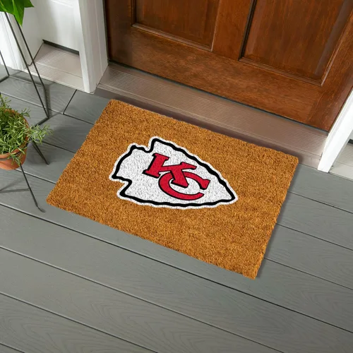 Miniatura 11 de Team Sports America Tapete de entrada de la NFL 28 x 16 pulgadas Escotilla cruzada en relieve Parte trasera antideslizante Decoración