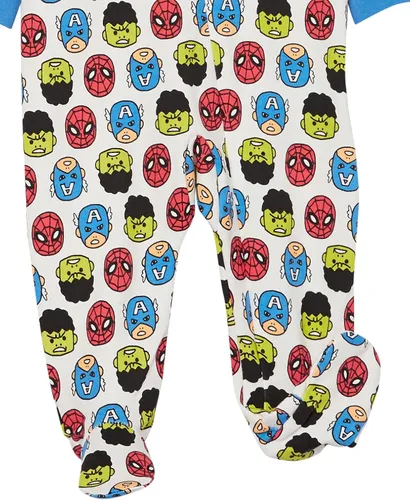 Miniatura 5 de Tienda Essentials Disney l Marvel l Star Wars Unisex de algodón para bebés para dormir y jugar paquete múltiple