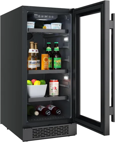 Miniatura 5 de Avallon ABR151BLSS Centro de bebidas de 15 pulgadas de ancho para 86 latas con iluminación LED