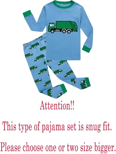 Miniatura 2 de KikizYe Pijama de manga larga para niños pequeños