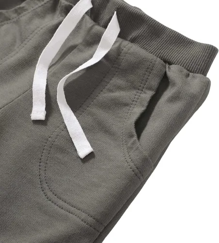 Miniatura 6 de SOBOWO Pantalones cortos deportivos de verano para bebés niños y niñas, paquete de 3 unidades, pantalones deportivos de algodón sólido, pantalones