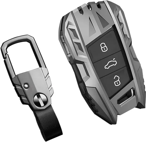Miniatura 50 de Funda para llavero Nissan con llavero, elegante y duradera funda de protección de aleación de zinc compatible con Altima Maxima Rogue Armada