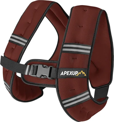 Miniatura 13 de APEXUP - Chaleco con peso de 5, 10, 15, 20, 25 y 30 libras para hombre y mujer, con rayas reflectantes, equipo para entrenamiento de fuerza y correr