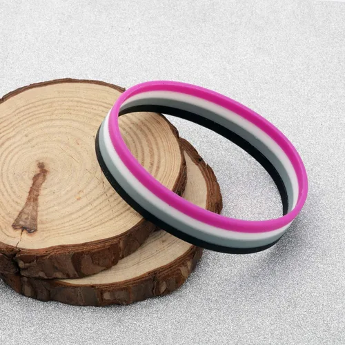 Miniatura 3 de CHOORO Pulsera LGBT Orgullo Gay Pulseras de Goma de Silicona Arco Iris Pulseras LGBTQ Joyería Orgullo Gay Regalos