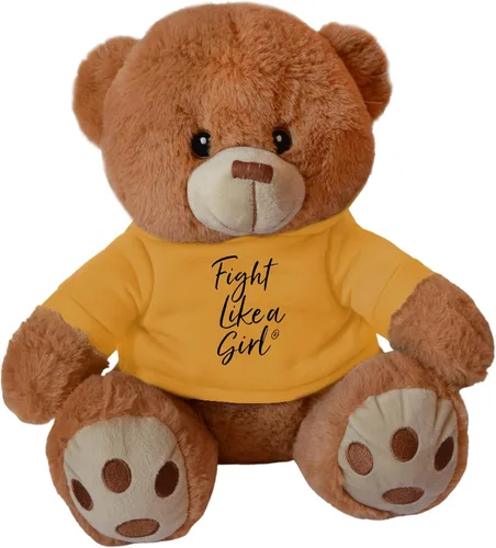 Miniatura 8 de Fight Like a Girl Oso de peluche Fight Pal para el melanoma, conciencia sobre el cáncer de piel - Negro