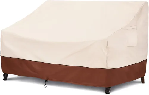 Miniatura 12 de COSFLY Fundas Impermeables para Sofás de Patio de Muebles de Exterior, Fundas para Sofás de Dos Plazas Exteriores que se Adaptan hasta 54A x 38P x
