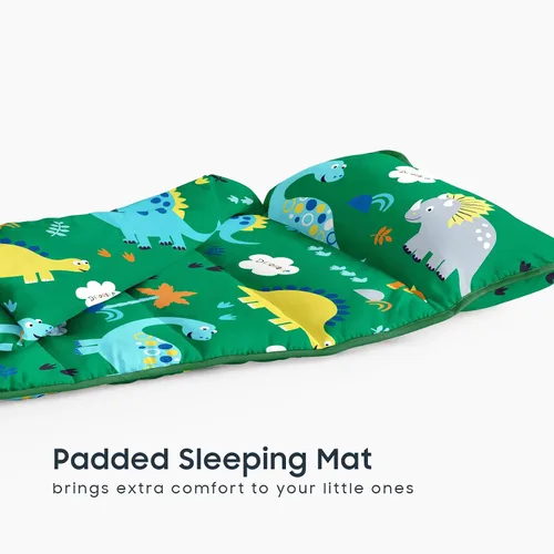 Miniatura 5 de Wake In Cloud - Tapete para siesta para niños pequeños con almohada y manta, tela 100% algodón, para niños de 3 años más en guardería, jardín