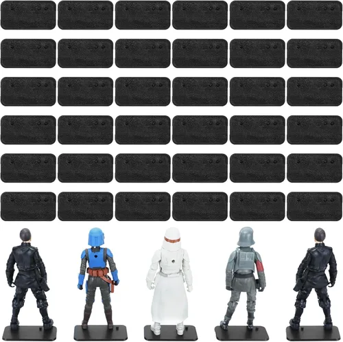 Miniatura 5 de SIXPOINTS 36 piezas de base de exhibición de figuras de acción multiclavija de 6 pulgadas, soporte de soporte compatible con figuras de juguete