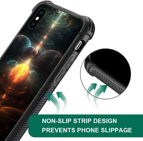 Miniatura 119 de DAIZAG Compatible con iPhone 13 Pro Max, Funda de TPU Protectora Anti-Arañazos Todo En Uno, Fundas para Hombre Mujer - Motivo de Madera Americana