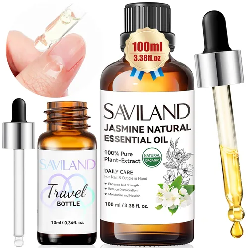 Miniatura 9 de SAVILAND Pluma de aceite natural para cutículas: 6 piezas de aceite revitalizante para uñas con vitamina E, repara cutículas durante la noche