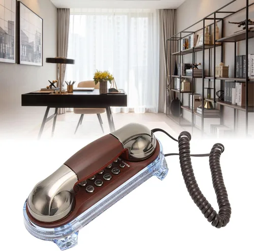 Miniatura 4 de Teléfonos fijos para el hogar, teléfonos de pared, teléfono con cable para personas mayores, teléfono doméstico retro terrestre, teléfono fijo