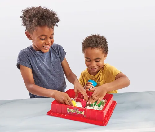 Miniatura 8 de SUPER SAND 383324.208 Arena mágica clásica súper suave para niños de 3 años en adelante, blanca, 10.5 x 2.0 x 10.5 in