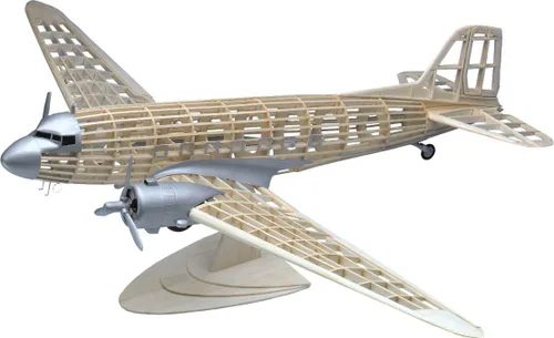 Miniatura 2 de Guillow's Douglas DC-3 Kit de modelo, pequeño