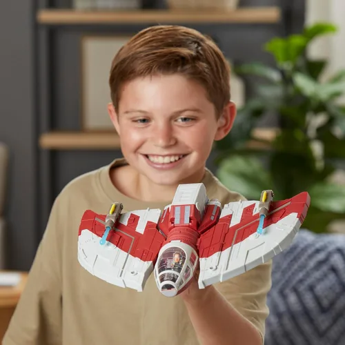 Miniatura 6 de STAR WARS Mission Fleet T-6 Jedi Shuttle, juego de figuras de acción Ahsoka a escala de 2.5 pulgadas, barcos, juguetes para niños y niñas de 4 años