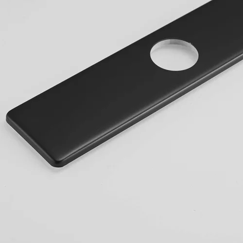 Miniatura 7 de Grifo de fregadero de cocina o baño de 10 pulgadas, placa cuadrada de acero inoxidable para cubrir agujeros de montaje no utilizados, P-111-B Mate