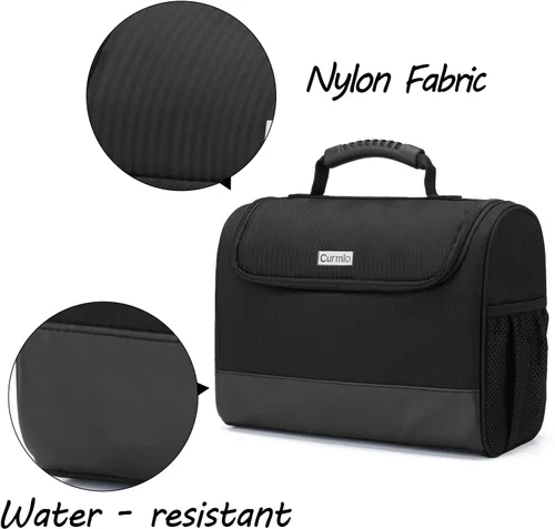 Miniatura 3 de CURMIO Bolsa para kit de barman, bolsa de transporte portátil de viaje con mango de goma para juego de herramientas de bar, para el hogar