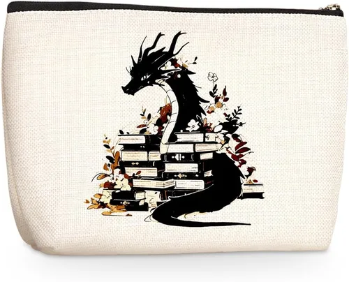 Miniatura 33 de Wenboco Bolsa de cosméticos con temática de ratón de dibujos animados para mujeres, cumpleaños, esta chica corre en aperitivos, bolsa de maquillaje