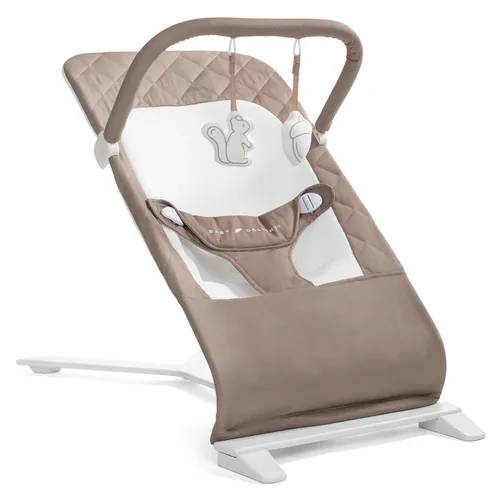 Miniatura 16 de Mecedora portátil Baby Delight Alpine Deluxe para bebés, 0 – 6 meses, tela acolchada en color índigo Índigo acolchado