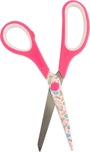Miniatura 2 de SINGER 7 cuchillas antiadherentes, tijeras con estampado de unicornio, multicolor