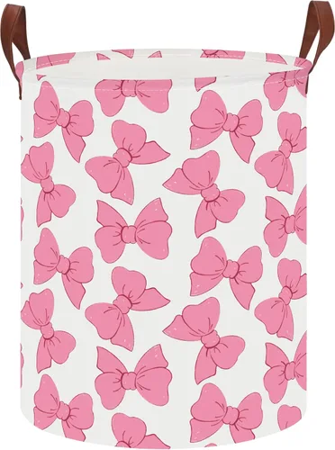 Miniatura 31 de CLOCOR Cesta de lavandería para niños, contenedor de almacenamiento de tela plegable, cesta de guardería para niños, cubo de juguetes para niños