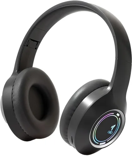 Miniatura 2 de Auriculares Bluetooth Sobre la Oreja, Auriculares Inalámbricos de Baja Latencia, Llamadas Manos Libres, Auriculares de Reducción de Ruido de Graves