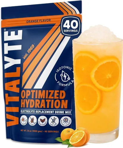 Miniatura 32 de Vitalyte Mezcla de bebida en polvo de electrolitos, mezcla de hidratación de electrolitos isotónicos, paquete a granel