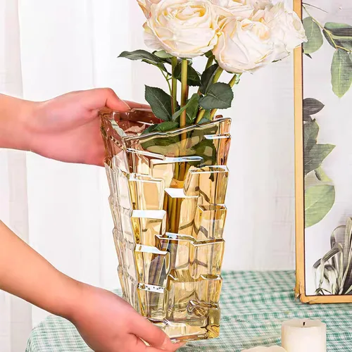 Miniatura 6 de Jarrones de vidrio modernos estilo escalera, adornos de escritorio, estación de propagación, soporte para plantas para decoración del hogar y boda