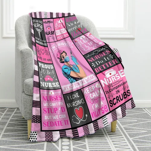 Miniatura 21 de Jekeno Manta con estampado de niña negra afroamericana con texto en inglés "I AM The Queen", regalos para mujeres, niños, niñas, amigas, decoración