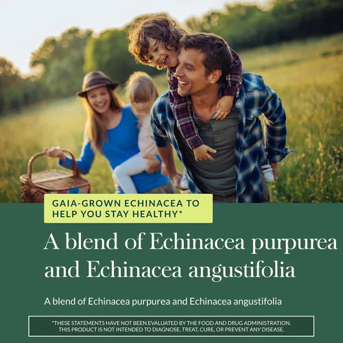 Miniatura 5 de Gaia Herbs Echinacea Supreme - Suplemento de apoyo inmunológico - Mezcla de equinácea purpurea y angustifolia para apoyar el sistema inmunológico*