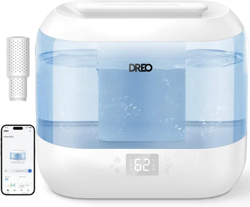 Miniatura 13 de Dreo Humidificadores inteligentes para dormitorio, humidificador supersized de gran tamaño de 4 L de llenado superior para habitación grande con 28