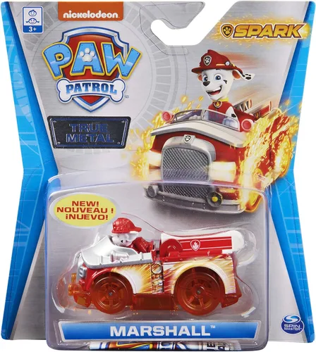 Paw Patrol Colección True Metal Spark a escala 1:55 - Marshall