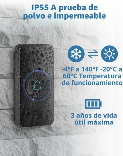 Miniatura 4 de Kit de timbre d-3b & d-3w de Avantek, negro, 0.25watts, 3.00 volts