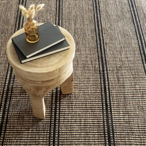 Miniatura 2 de Dash and Albert - Alfombra de lana Malta, 2 x 3 pies, color camello, alfombra decorativa de lana tejida a mano con encanto costero, duradera