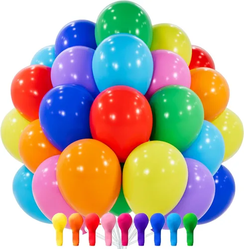 Miniatura 12 de PartyWoo Globos de color azul pizarra, 100 unidades, diferentes tamaños, paquete de 18, 12, 10, 5 pulgadas, azul marino, azul polvoriento, bohemio