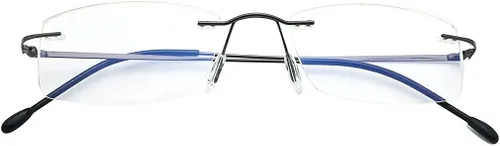 Miniatura 6 de HIYANJN Gafas de lectura a prueba de luz azul para mujeres y hombres, filtro antideslumbrante, lentes ligeros